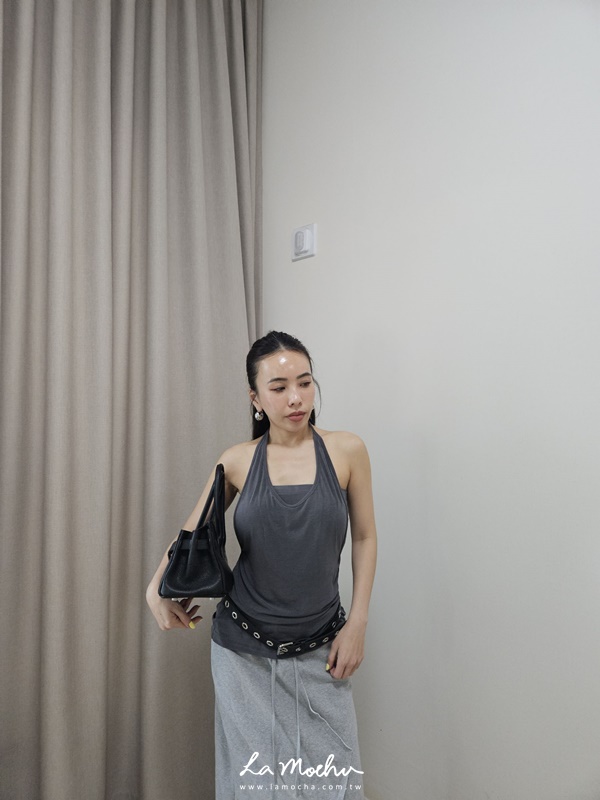 繞脖美背背心+平口背心兩件組